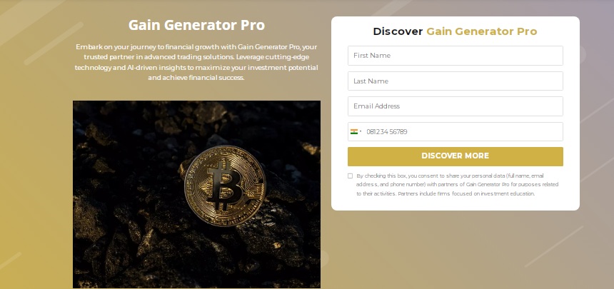 Gain Generator Pro Review-Unlock the Benefits of Gain Generator Pro Trading In 2025 ! - Crypto Alert Scam