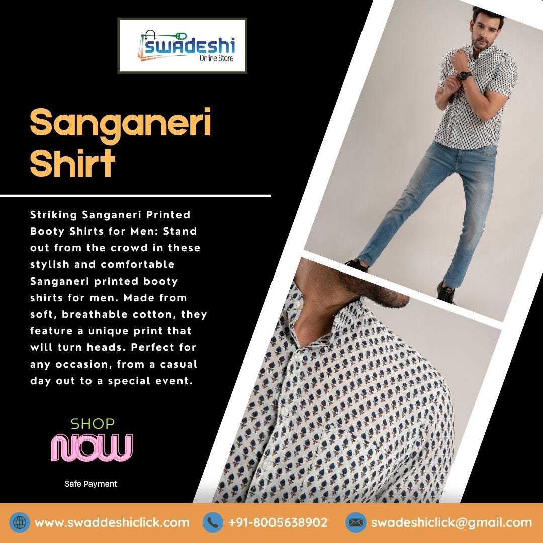 The Best Sanganeri Shirt for Summer — Swadeshi Click | by Samvi Ray | Jun, 2025 | Medium